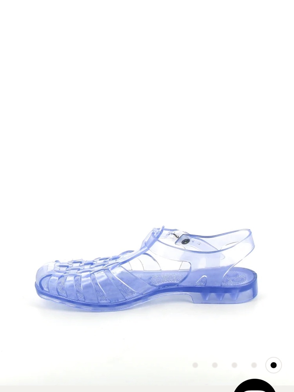 Méduse Clear Jelly Fisherman Sandals with Adjustable Ankle Strap